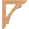 Ekena Millwork Legacy Slat Smooth Bracket w/ Offset Brace, Western Red Cedar, 5 1/2"W x 22"D x 26"H BKT0604X22X26LEC06SWR - alternate 3